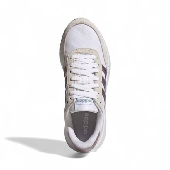 Adidas Run 60s 2.0 Women's Trainers | Size 6.5 | White/Purple/Grey NWT - Picture 2 of 8